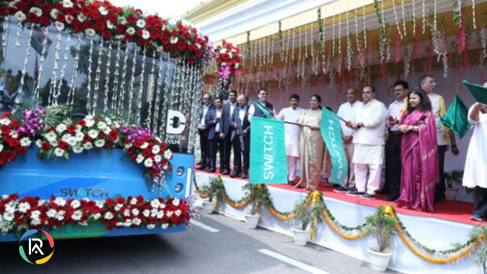Switch Mobility begins Delivery of 950 EiV12 Electric Buses to Delhi