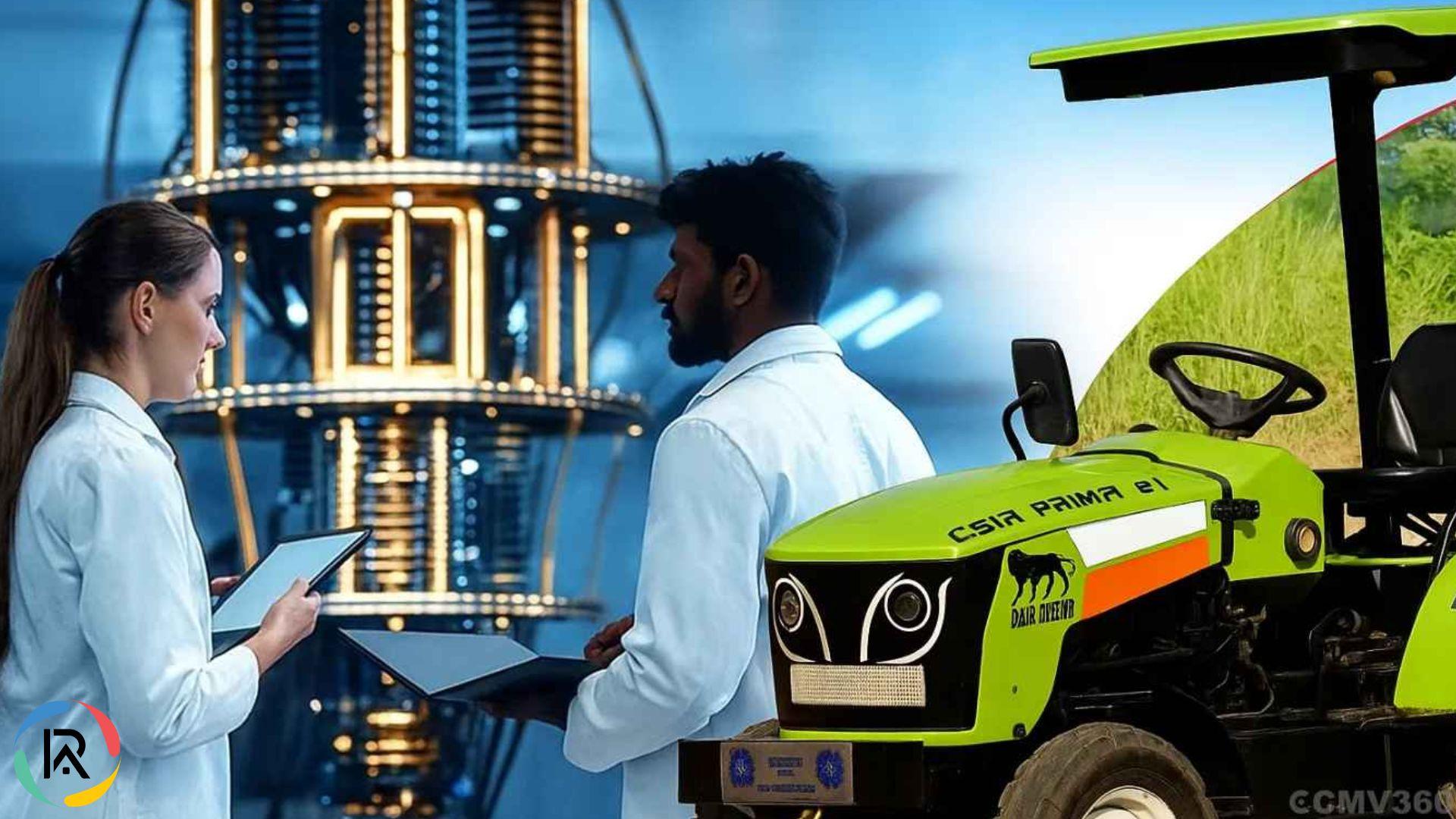 CSIR Launches Electric Tractor with 64% Cost Savings