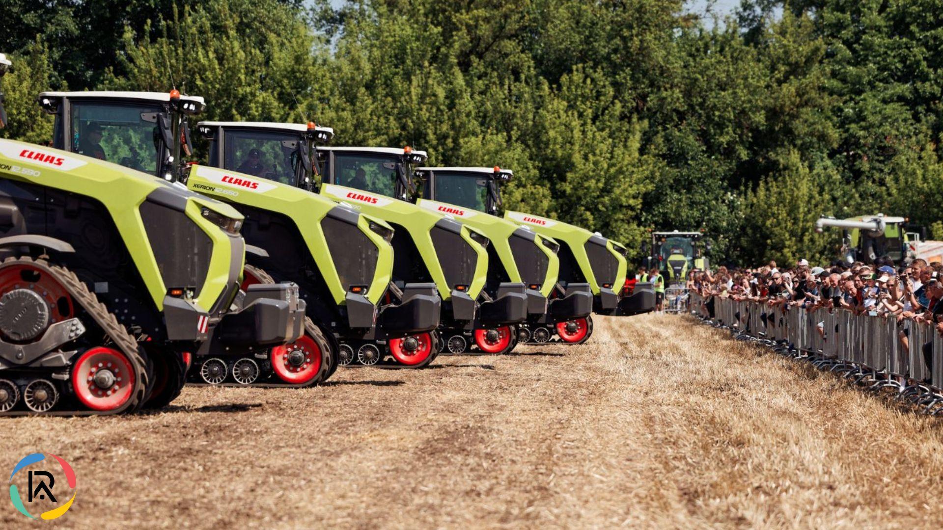 CLAAS Delivers 17 Xerion 12 Terra Trac Tractors to RHEA Holding