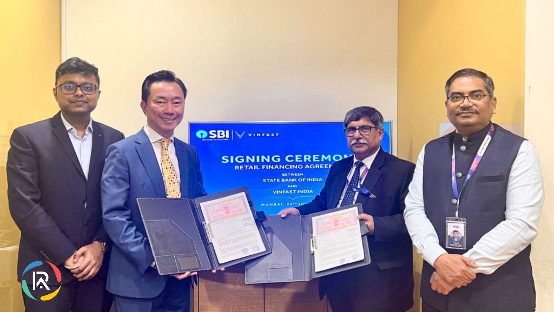 VinFast ties up with SBI for EV financing in India