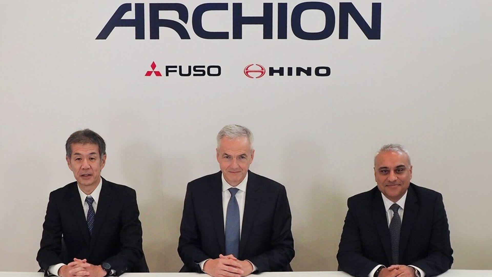 Mitsubishi Fuso and Hino Form Archion Holding Company