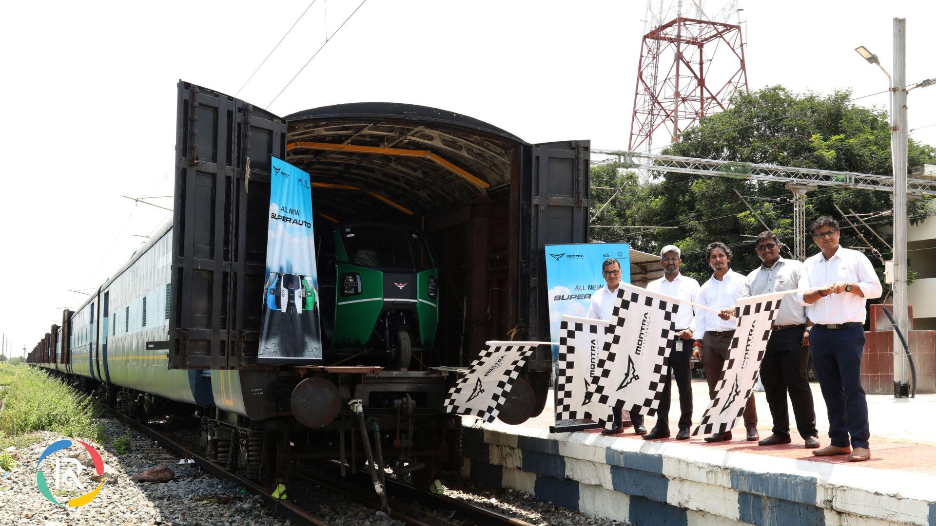Montra Electric Ships 175 Super Autos by Rail