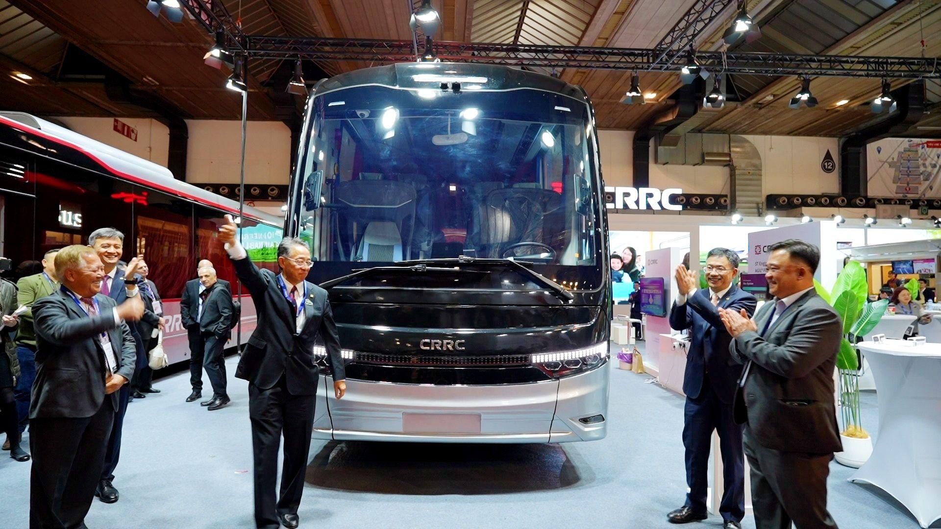 CRRC EV Debuts Two New E-Buses at Busworld Europe 2025