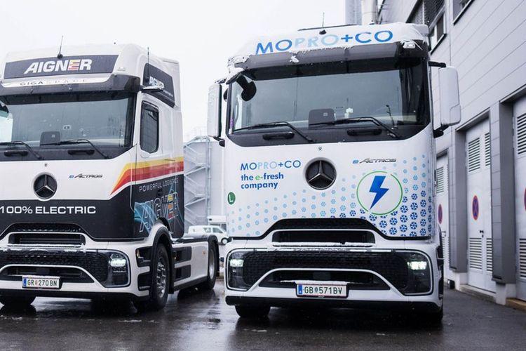 Lidl Austria Expands eActros 600 Electric Truck Fleet