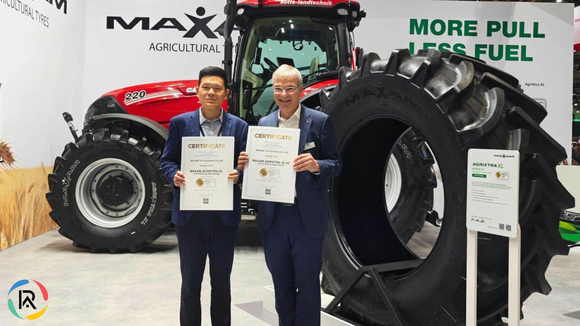 MAXAM AgriXtra XL Tyres Get DLG Quality Seal Approval