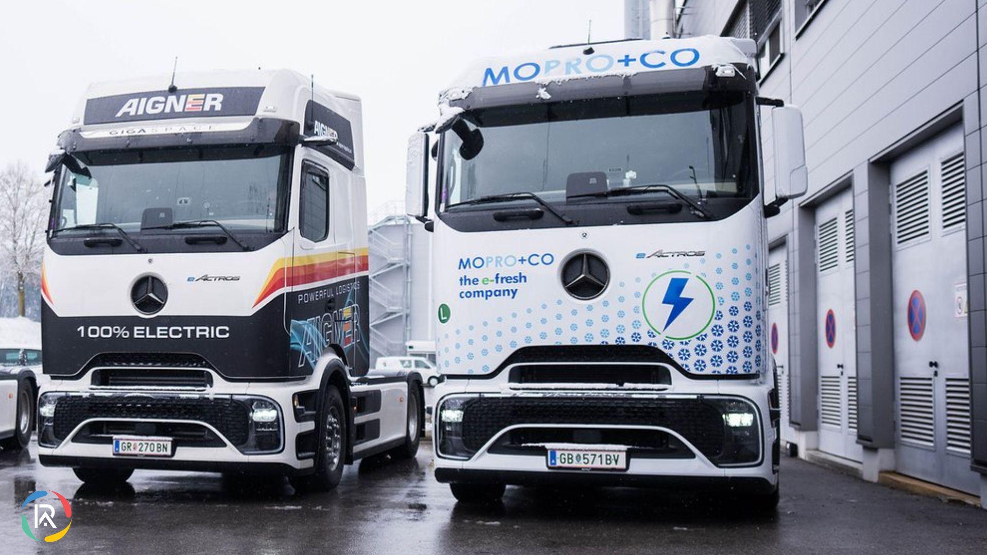 Lidl Austria Expands eActros 600 Electric Truck Fleet