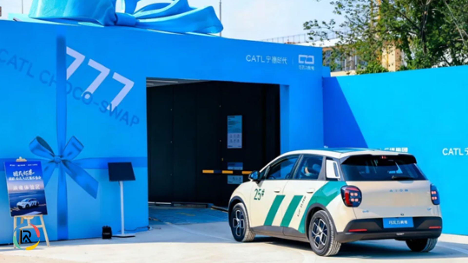 CATL, GAC and JD.com unveil battery swappable Aion UT Super EV