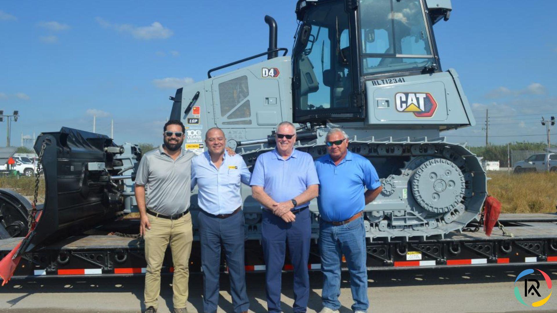 Kelly Tractor Delivers Cat Centennial D4 Dozer to Ryan Inc.