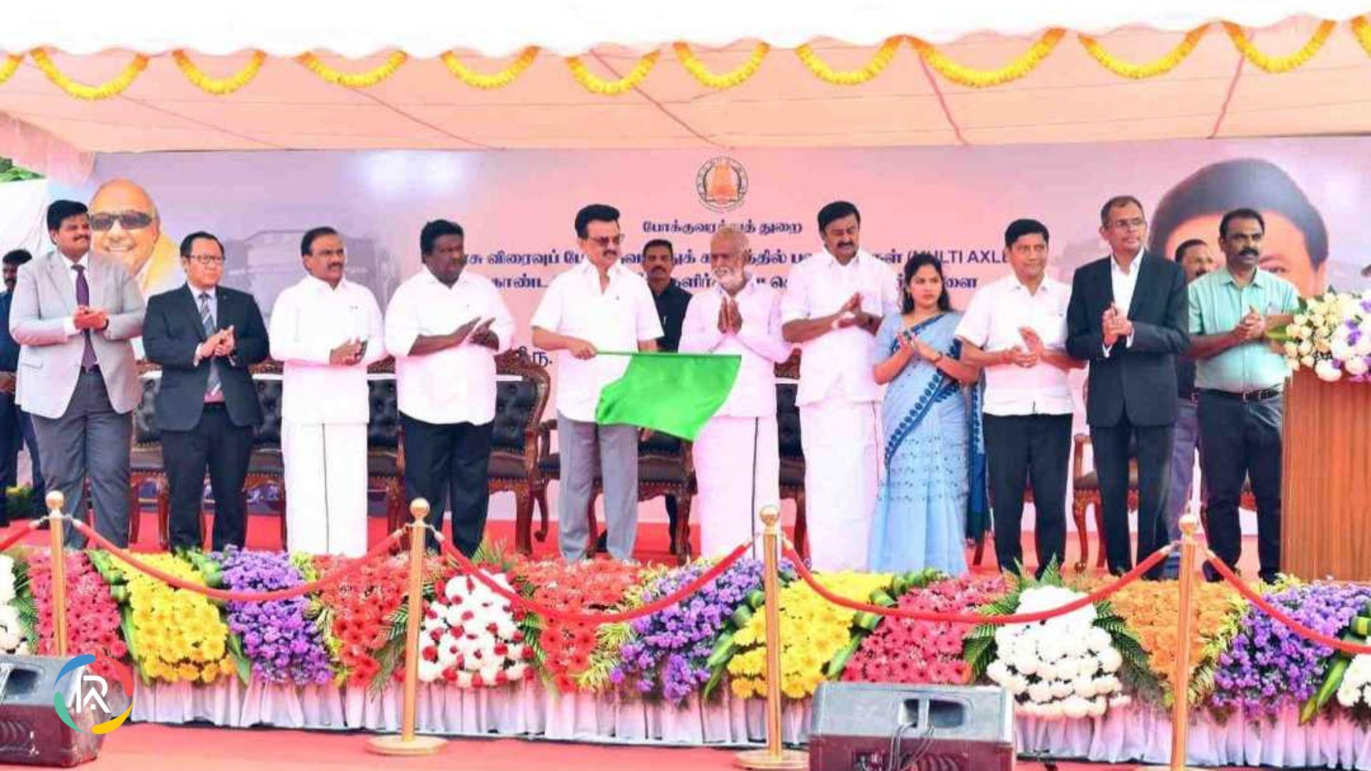 Tamil Nadu flags off 20 Volvo 9600 luxury coaches for SETC