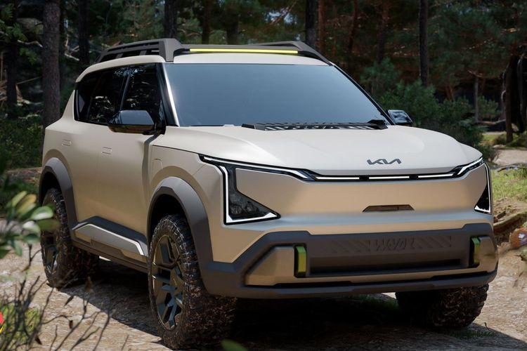 Kia Reveals EV5 WKNDR Electric Adventure Concept