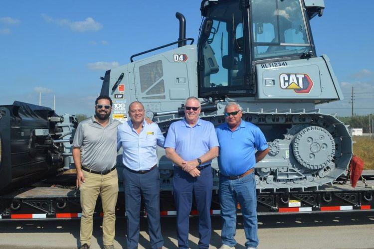 Kelly Tractor Delivers Cat Centennial D4 Dozer to Ryan Inc.