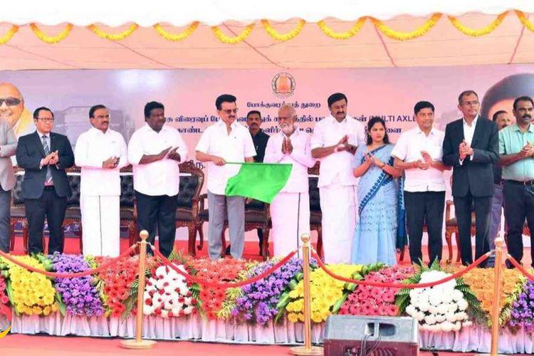 Tamil Nadu flags off 20 Volvo 9600 luxury coaches for SETC