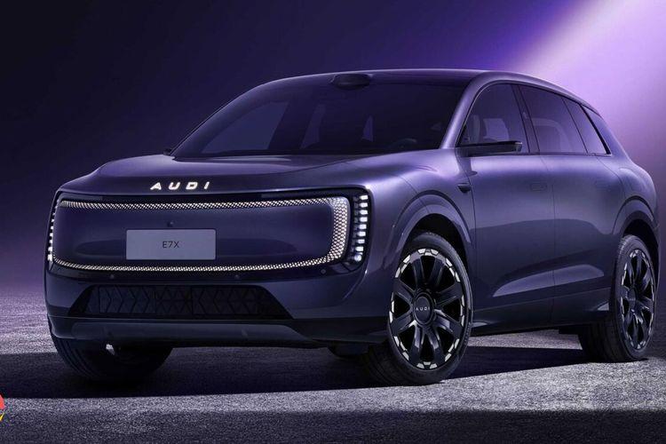 Audi Reveals AUDI E7X Electric SUV for China