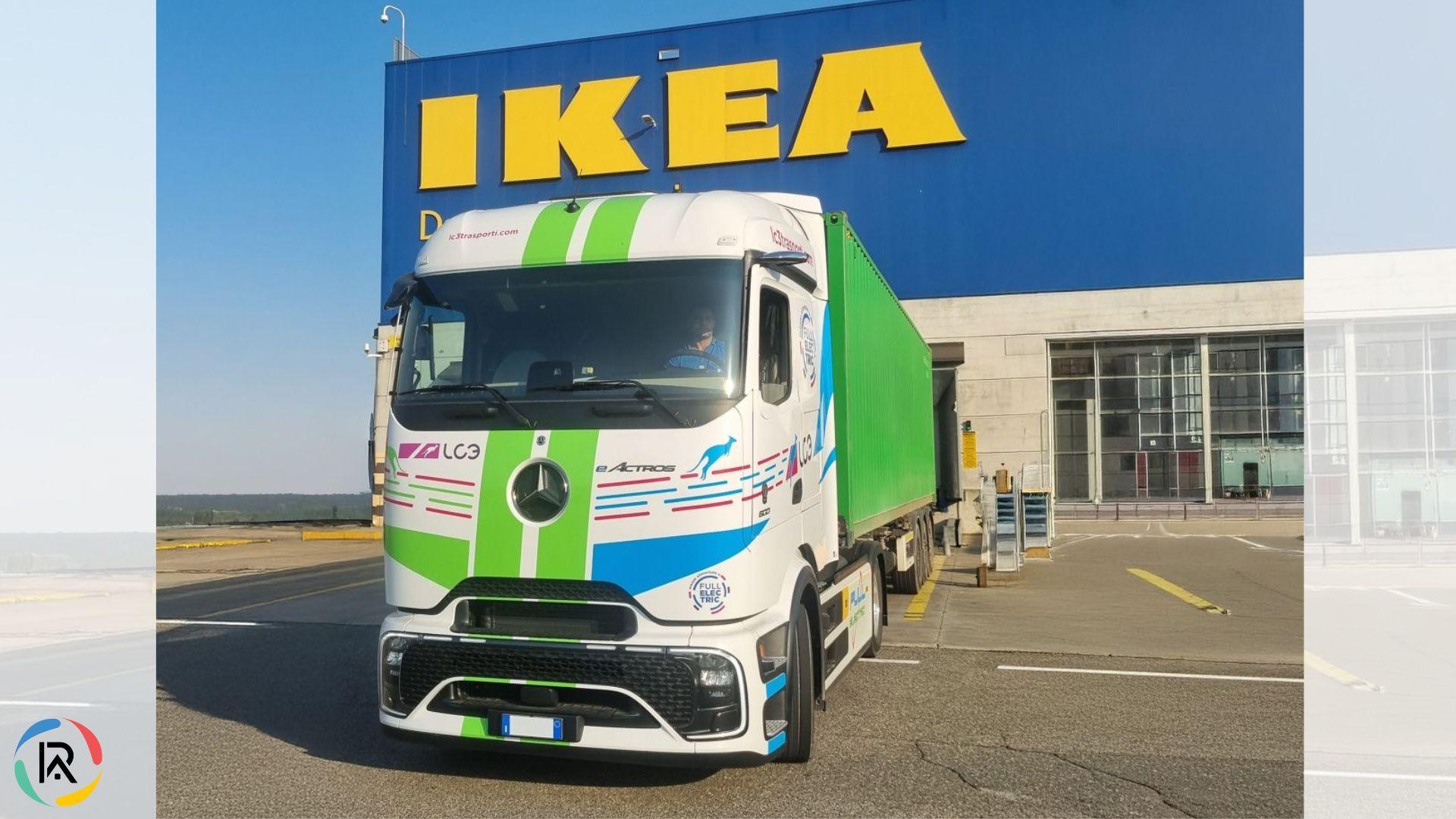 IKEA Italy Expands E-Truck Fleet with Daimler and LC3