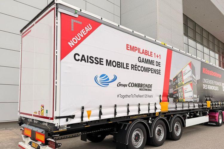 Kässbohrer Unveils Mega Curtainsider Swap Body