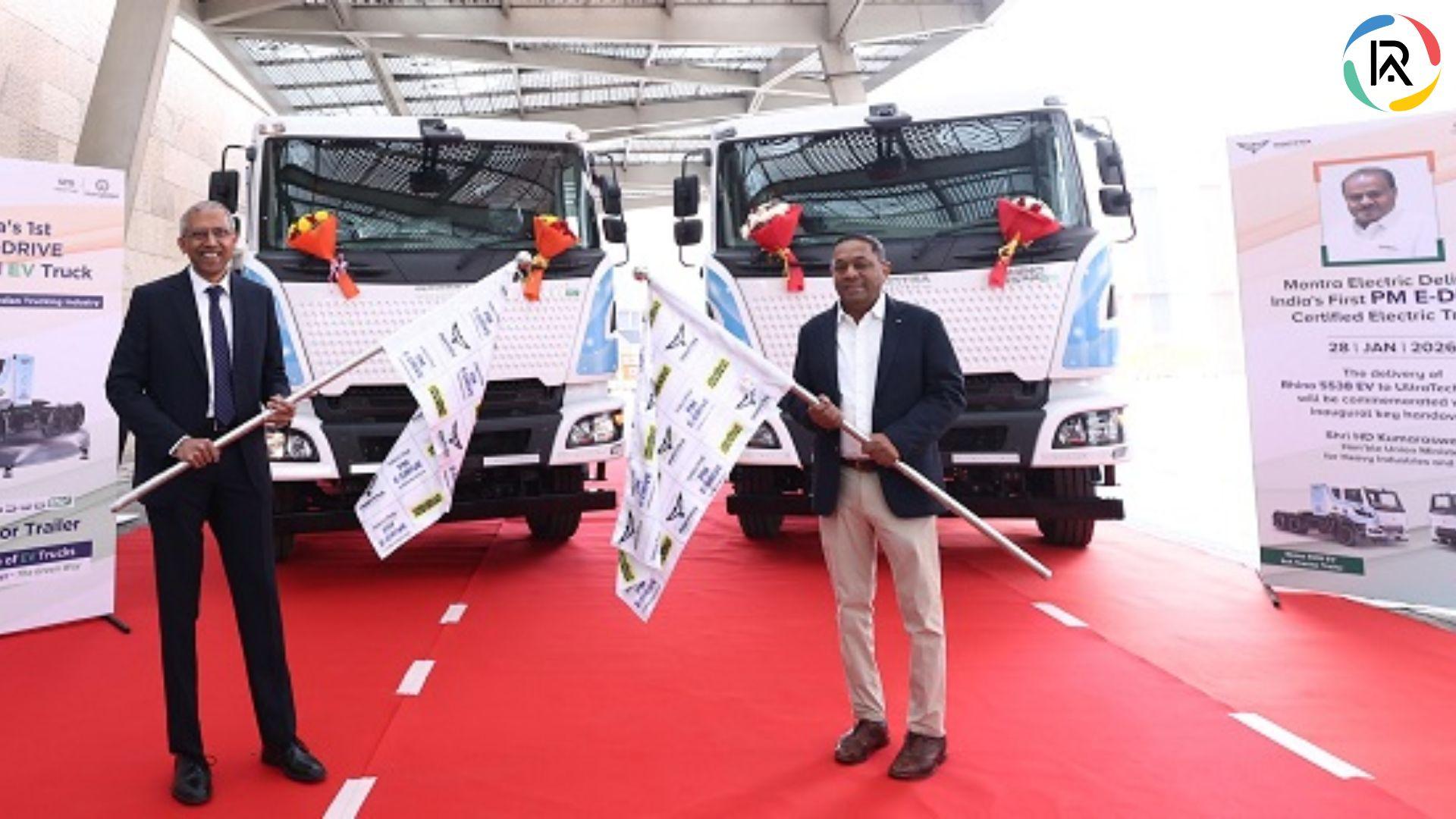Montra Electric Delivers PM E-Drive EV Truck