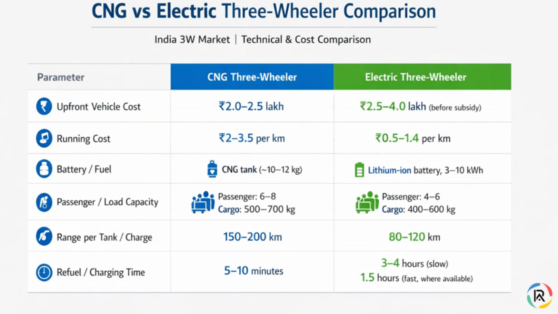 India’s Electric Three-Wheeler Boom: EVs Capture 60.9% Market Share as CNG Declines