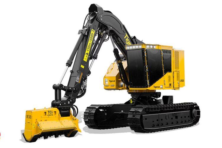 Tigercat Unveils Leveling Track Carrier & Mulching Head