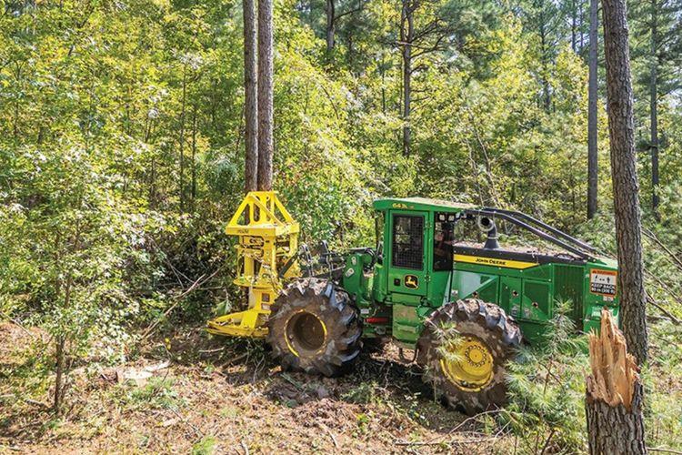 John Deere Launches L-III Wheeled Feller Bunchers
