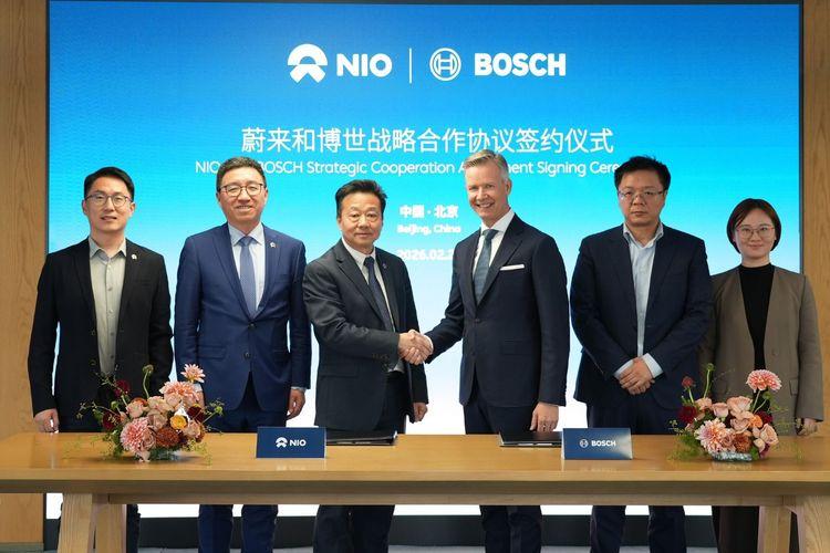 NIO & Bosch Sign Strategic Partnership Agreement to Accelerate Smart EV Development