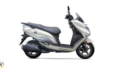 Suzuki Launches Burgman Street EX Scooters Pearl Grace White