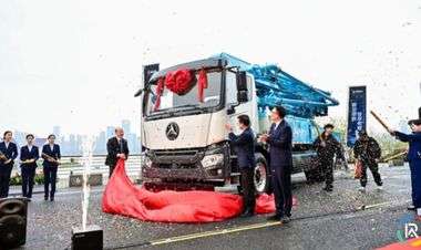 SANY Launches Intelligent Hybrid Pump Truck in China