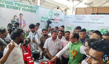 VST Showcases Farm Machinery at Krishi Expo