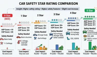 India 5-Star Car Safety Rating Bharat NCAP System