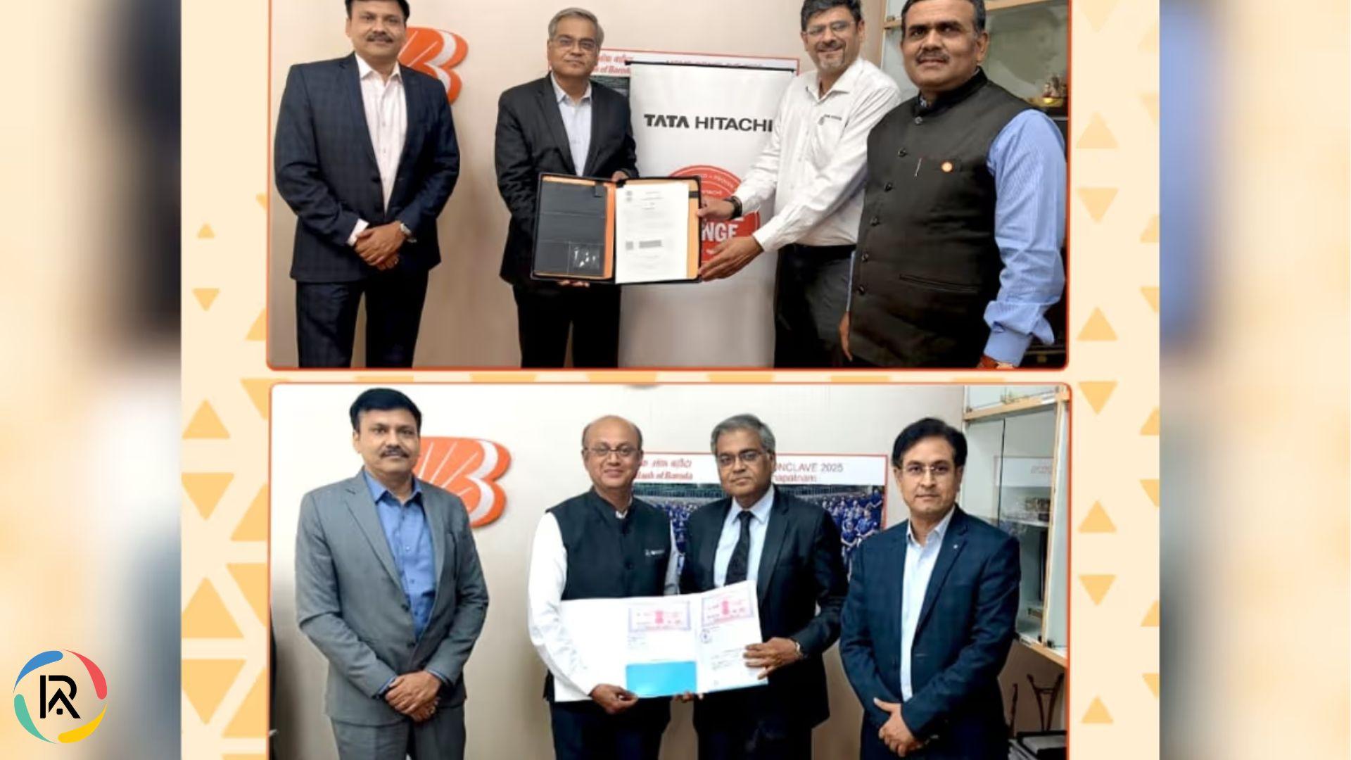 Bank of Baroda Partners with Tata Hitachi and SANY