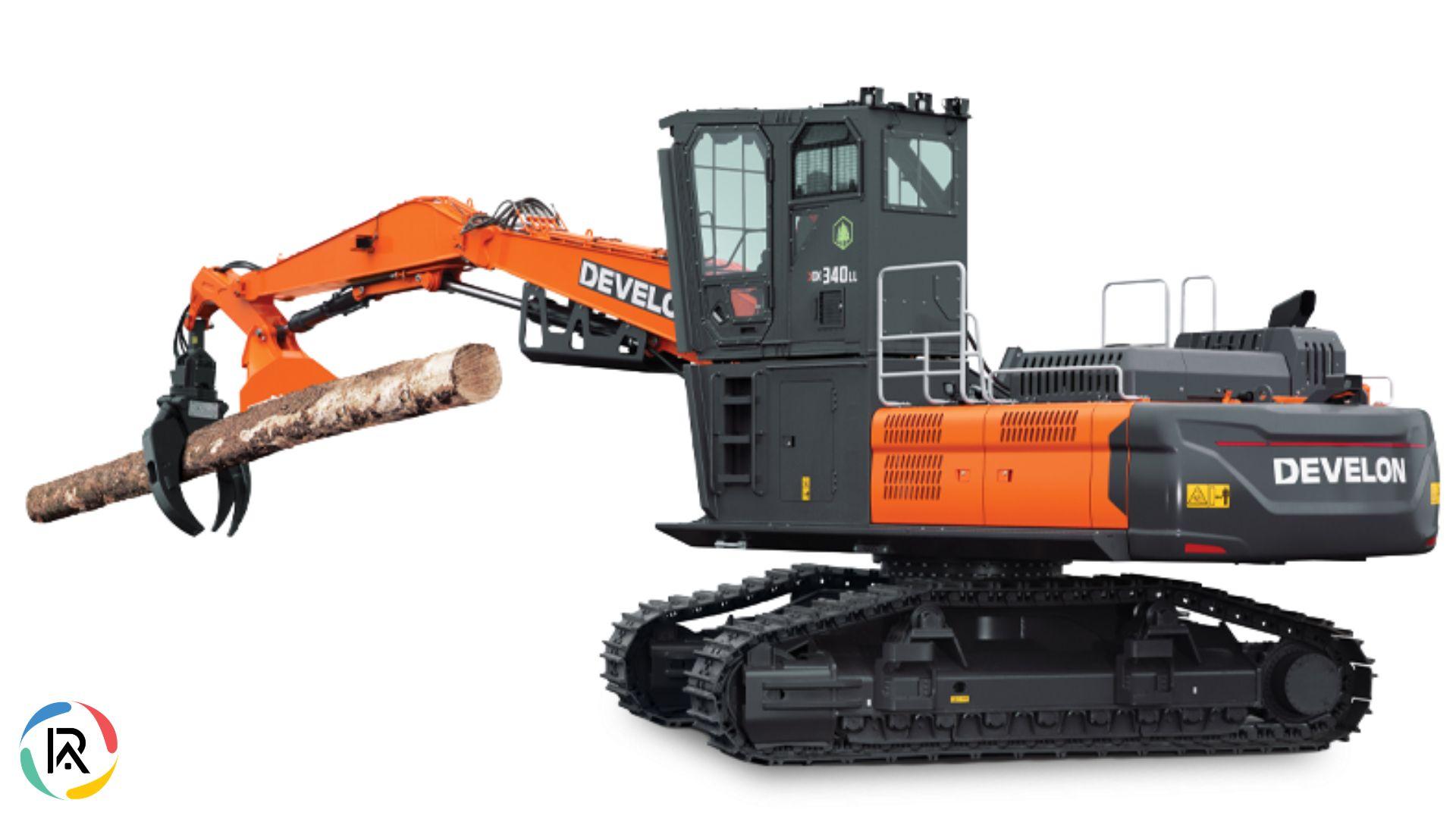 DEVELON Launches New Forestry DX340LL-7 Log Loader