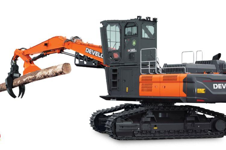 DEVELON Launches New Forestry DX340LL-7 Log Loader