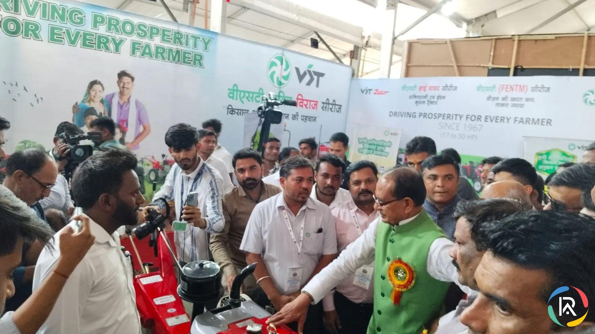 VST Showcases Farm Machinery at Krishi Expo
