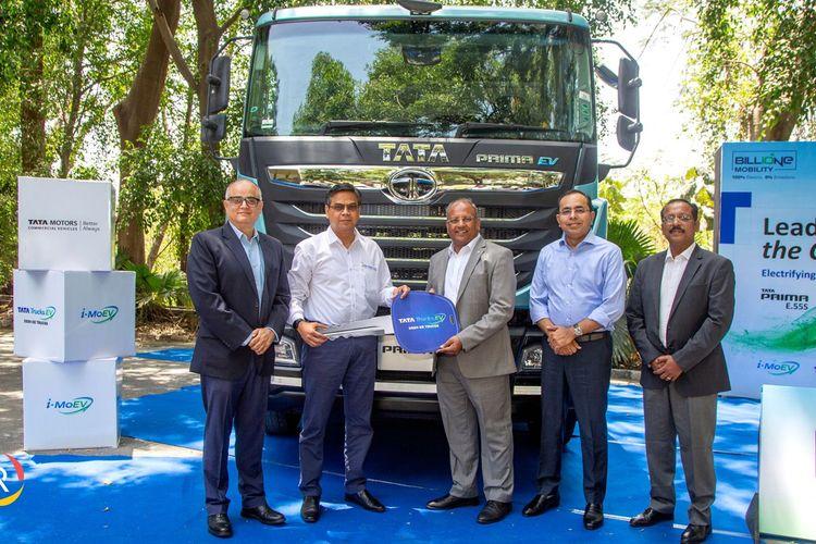 Tata Motors Begins Delivery of Prima E.55S E-Prime Movers to BillionE Mobility