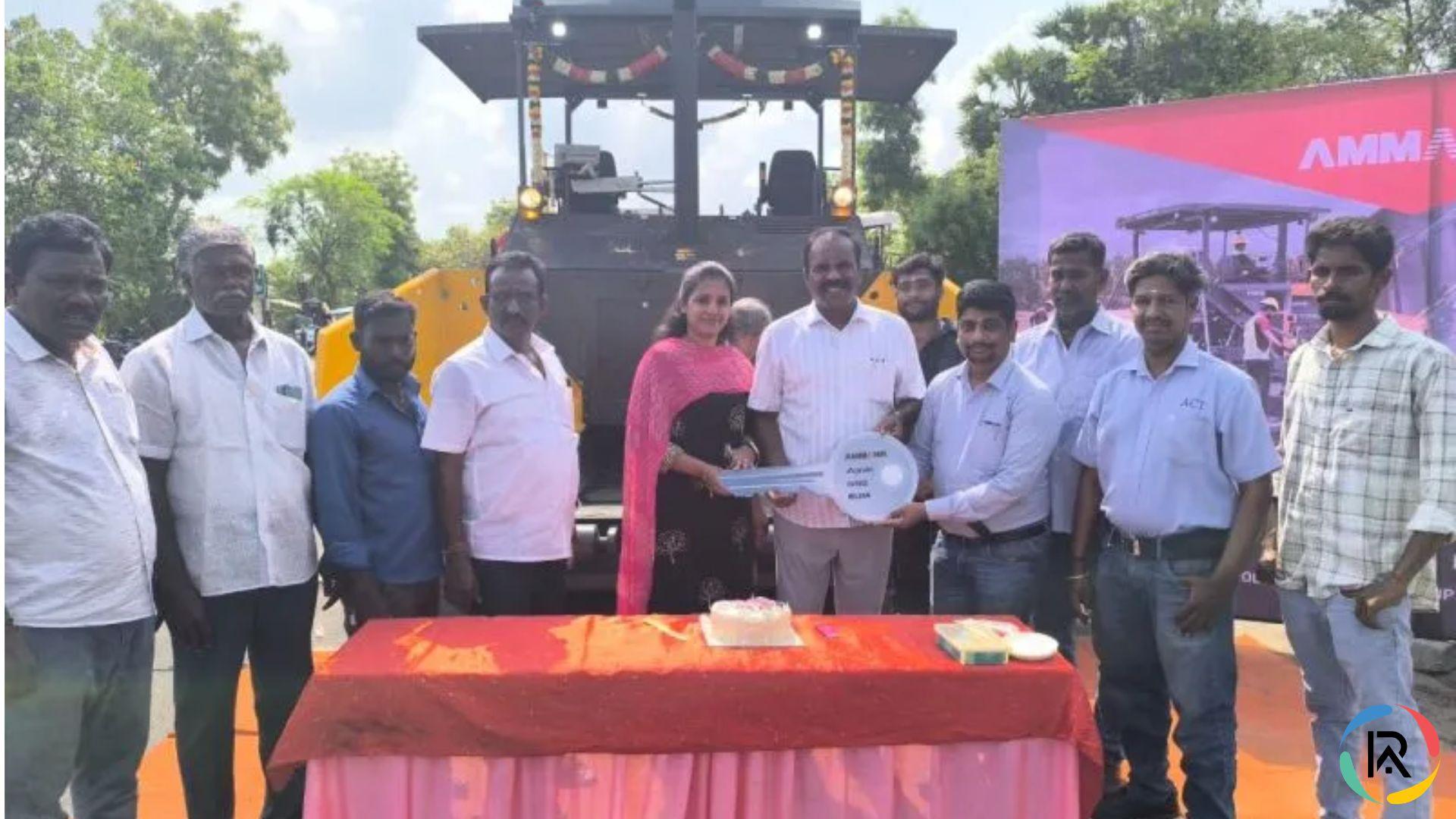 Ammann Delivers ABG 7920 Paver in Tamil Nadu