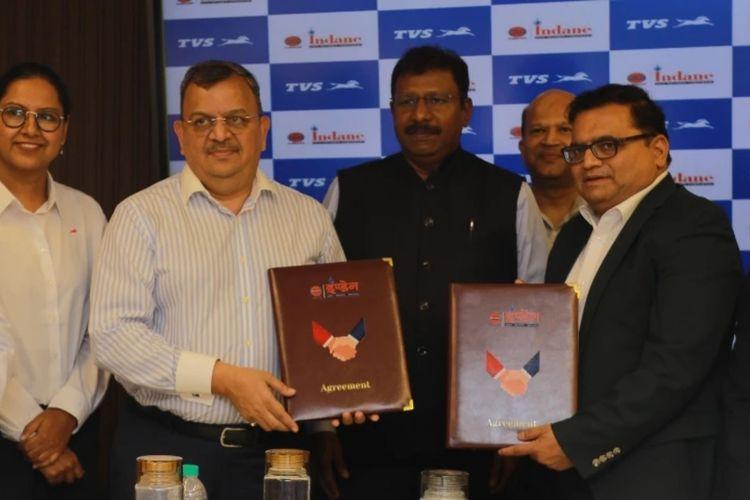 TVS Motor Partners IndianOil for LPG Distribution