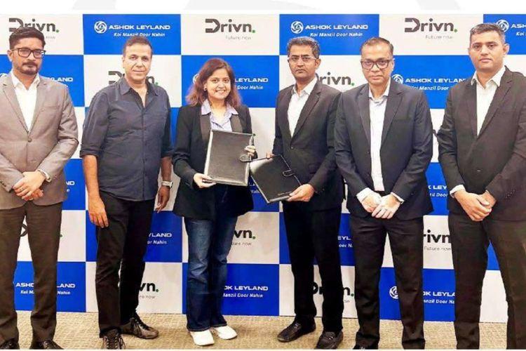 Ashok Leyland Partners with Drivn for EV Financing