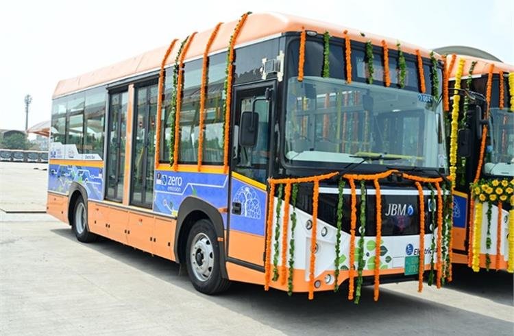JBM delivers 50No’s ECO-LIFE electric buses to Ahmedabad