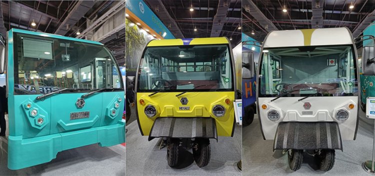 HEXALL SHOWCASED ITS CARGO AND BUSES AT AUTO EXPO 2023
