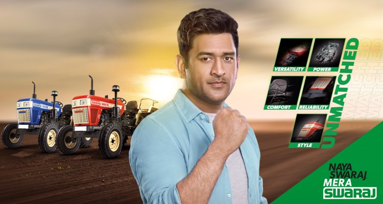 MS Dhoni appointed as brand ambassador for Swaraj Tractor