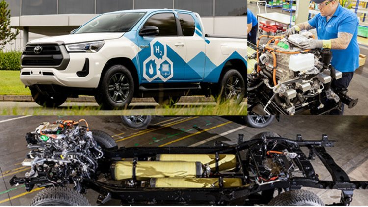 Toyota UK reveals Hilux Hydrogen Fuel Cell prototype truck