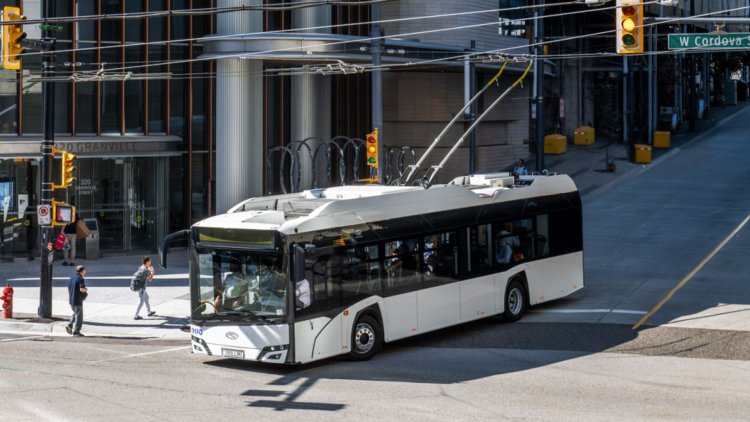 Solaris tests Trollino trolleybus in Canada