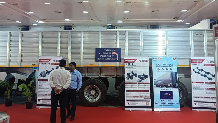 Aluminum Trailers displayed at the Truck Trailer & Tyre Expo