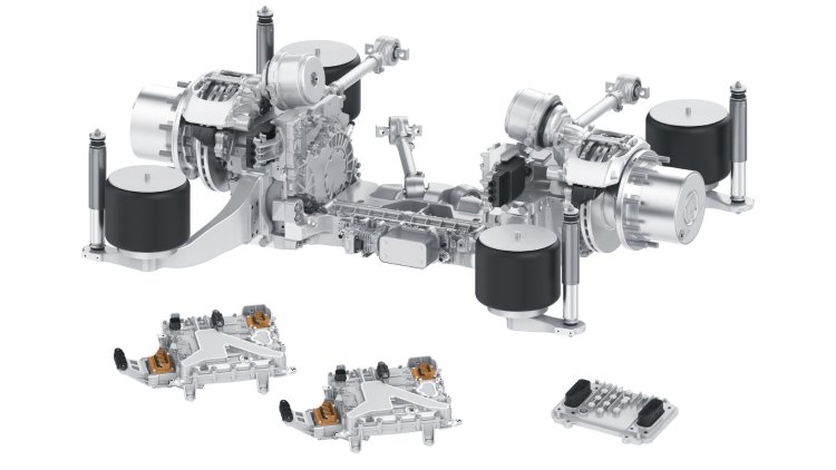 ZF Showcase its New Electric Axles in Busworld 2023