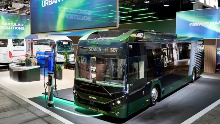 Scania launches Electric Bus platform solution at Busworld 2023