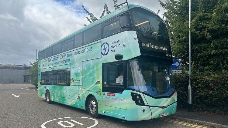 Voith 1000th e-bus in London
