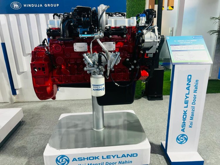 Ashok Leyland unveils AL H6 Engine -CEV Stage V along with other innovative products at EXCON 2023