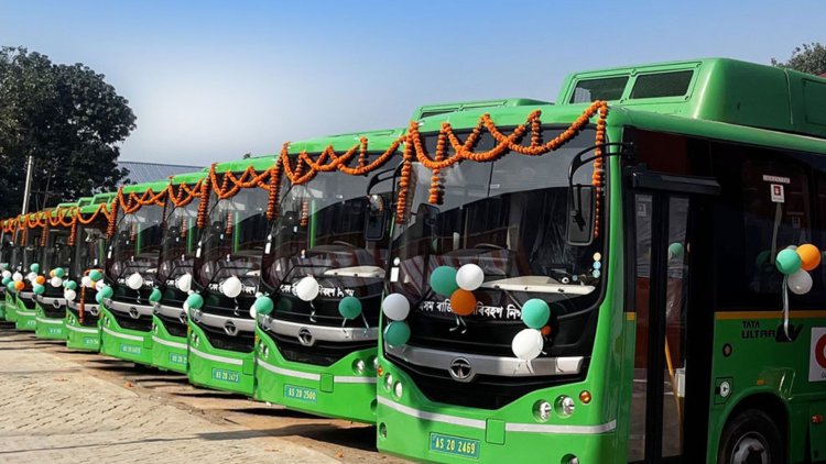 Tata Motors delivers 100 e-buses for Guwahati