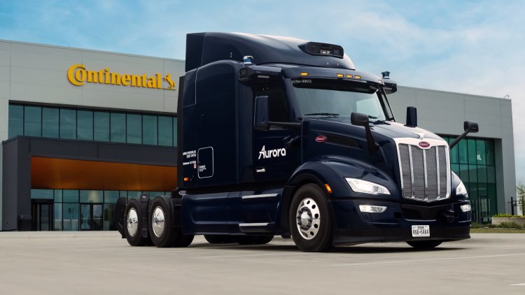 Continental and Aurora complete the world's first scalable autonomous trucking system design.