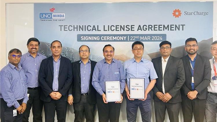 Uno Minda Group partners with China's StarCharge Energy