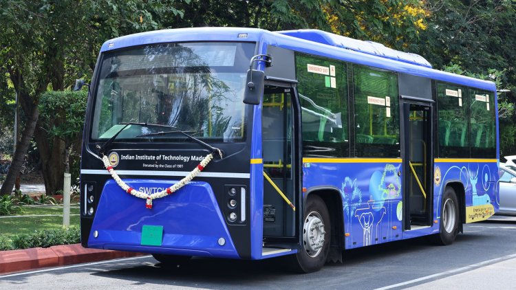 IIT Madras and SWITCH launch electric campus shuttles